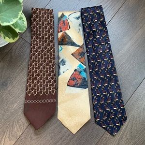 VINTAGE ties all silk